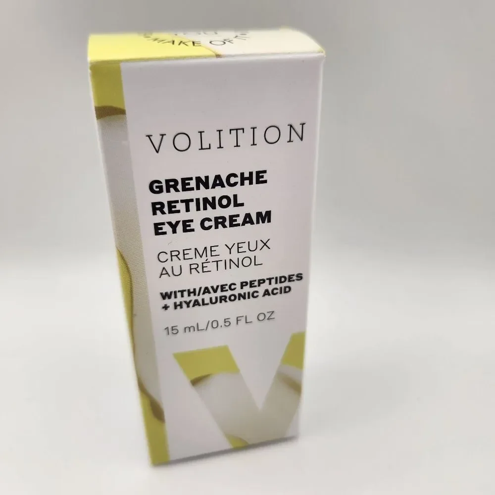 Volition Grenache Retinol Eye Cream Hydrates and Soothes 0.5 fl.oz